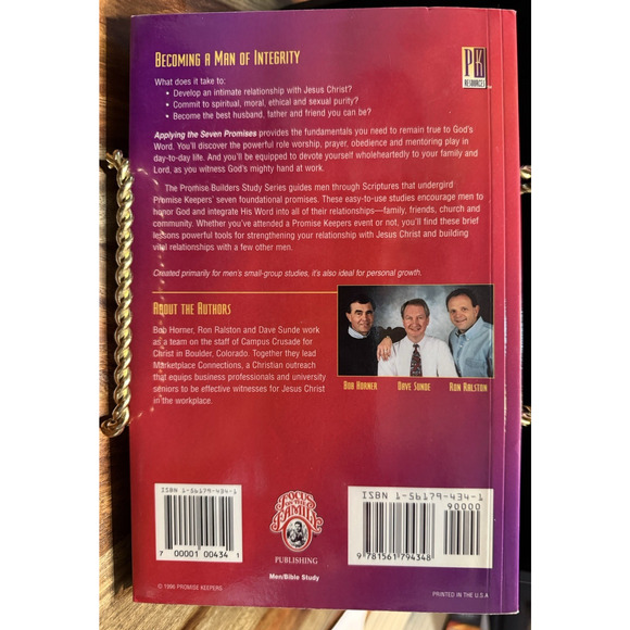 Applying the Seven Promises by Ron Ralston, David Sunde and Bob Horner 1996 - Picture 5 of 10